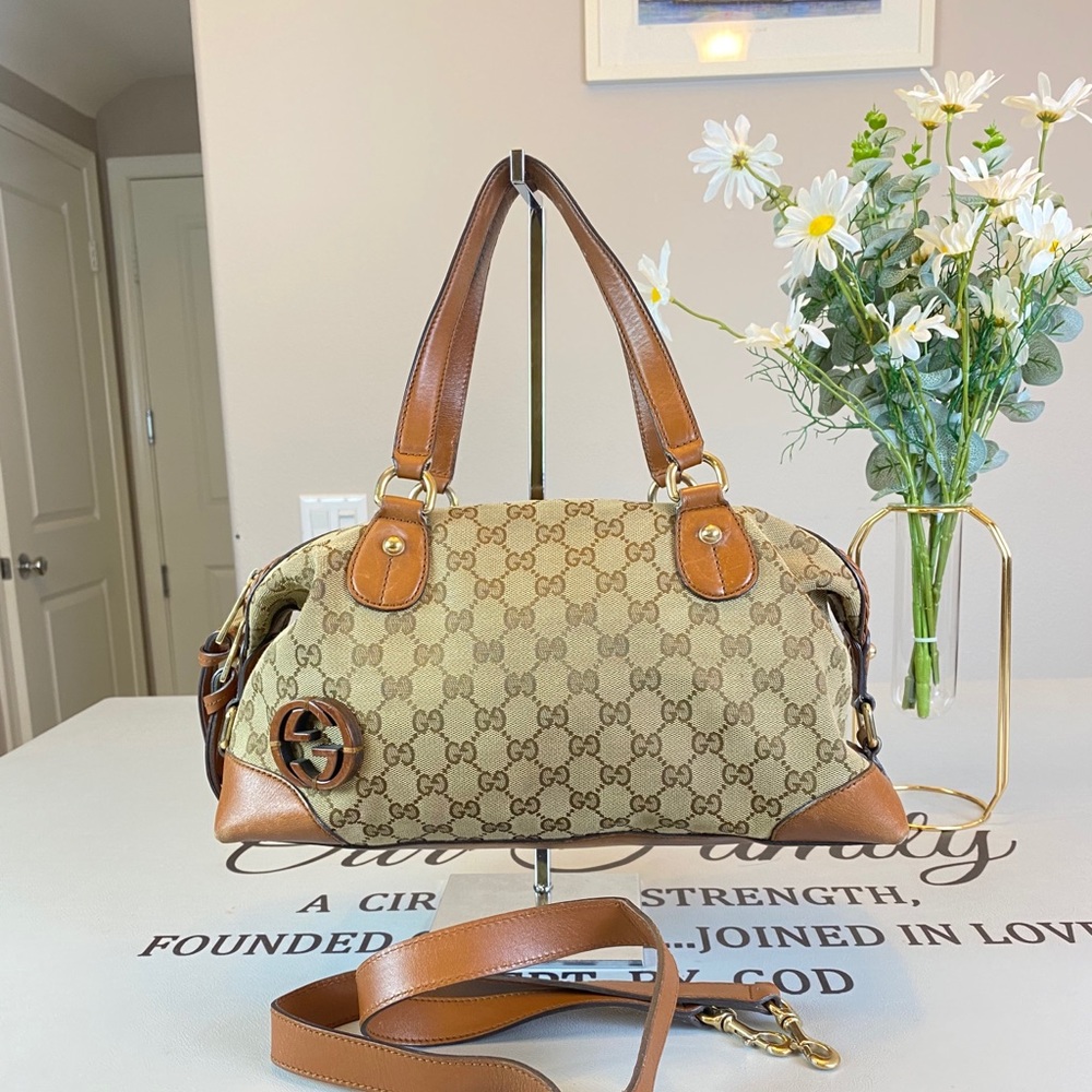 🔥Gucci GG Logo Supreme Shoulder Bag Satchel🔥